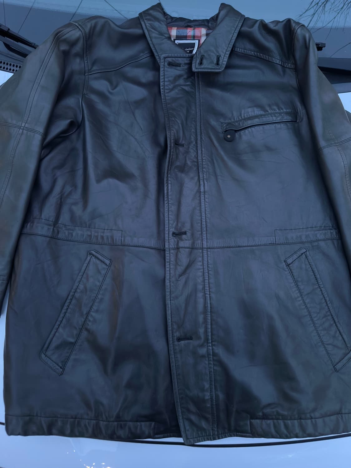 빈티지 디올 레더 카코트 L 상품이미지4