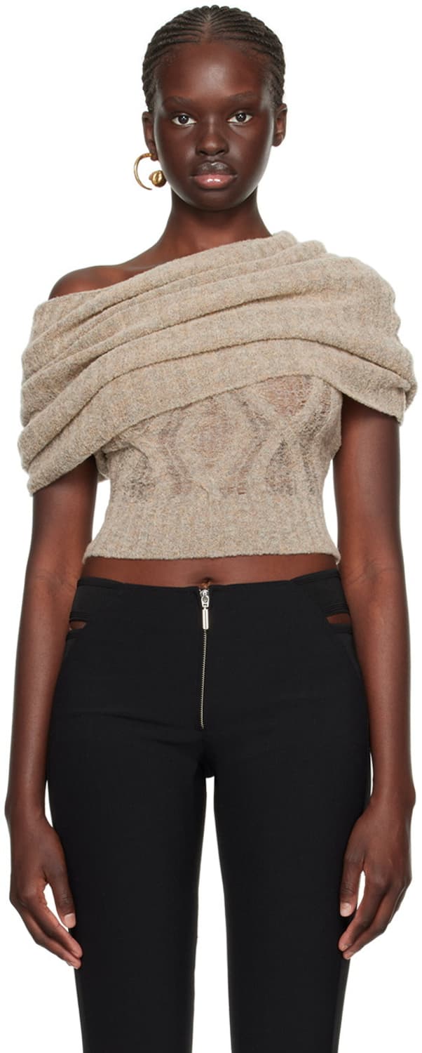 [S,M]노울스 x 장폴고티에 오프숄더 니트 상품이미지5