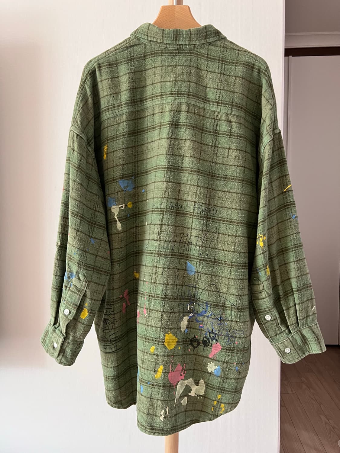 에크루 r13 체크셔츠 25ss 상품이미지3