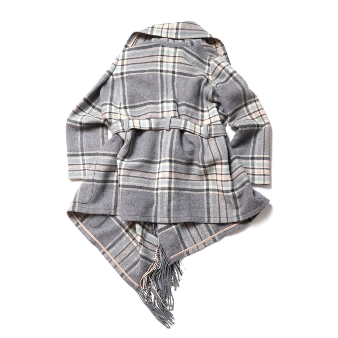 끌로에 Chloe Maxi Check Blanket Coat   상품이미지4