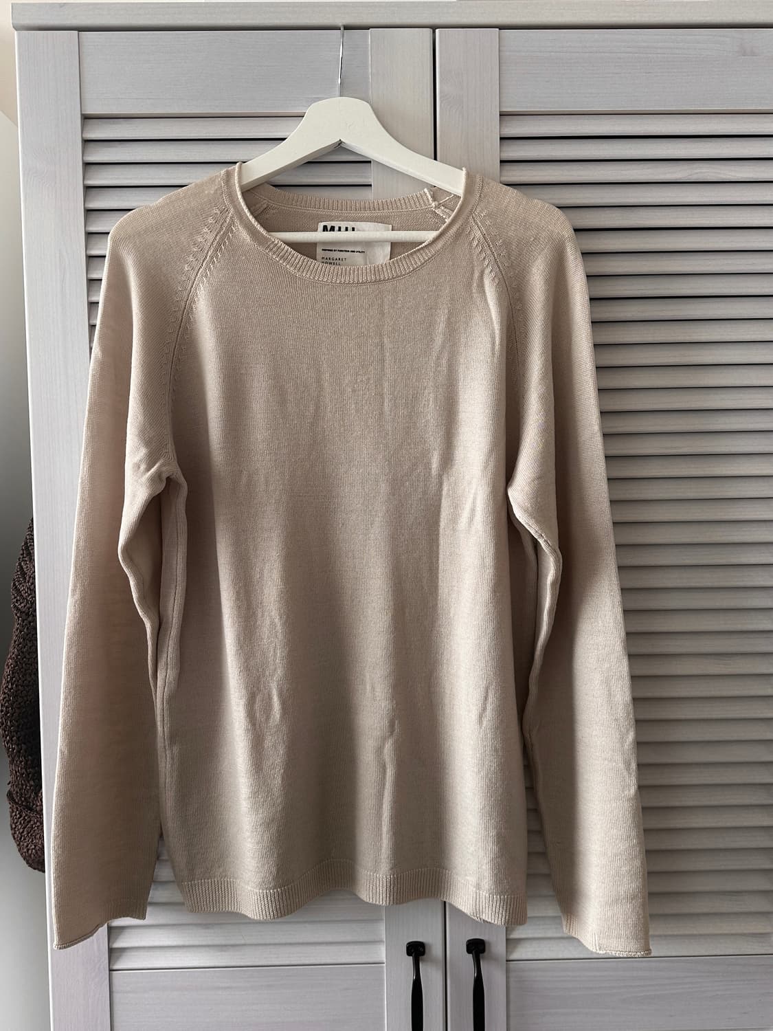 MHL 베이지 오트밀 니트 상품이미지1