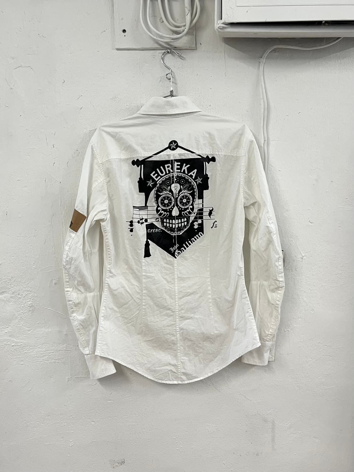 존갈리아노 2006SS 런웨이 아카이브 스컬 셔츠 상품이미지1