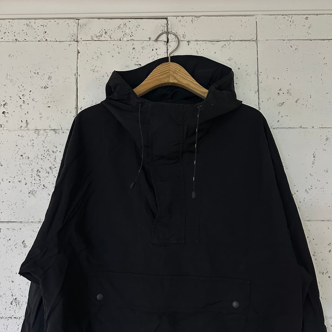 100 네파 아노락 바람막이 블랙 상품이미지2