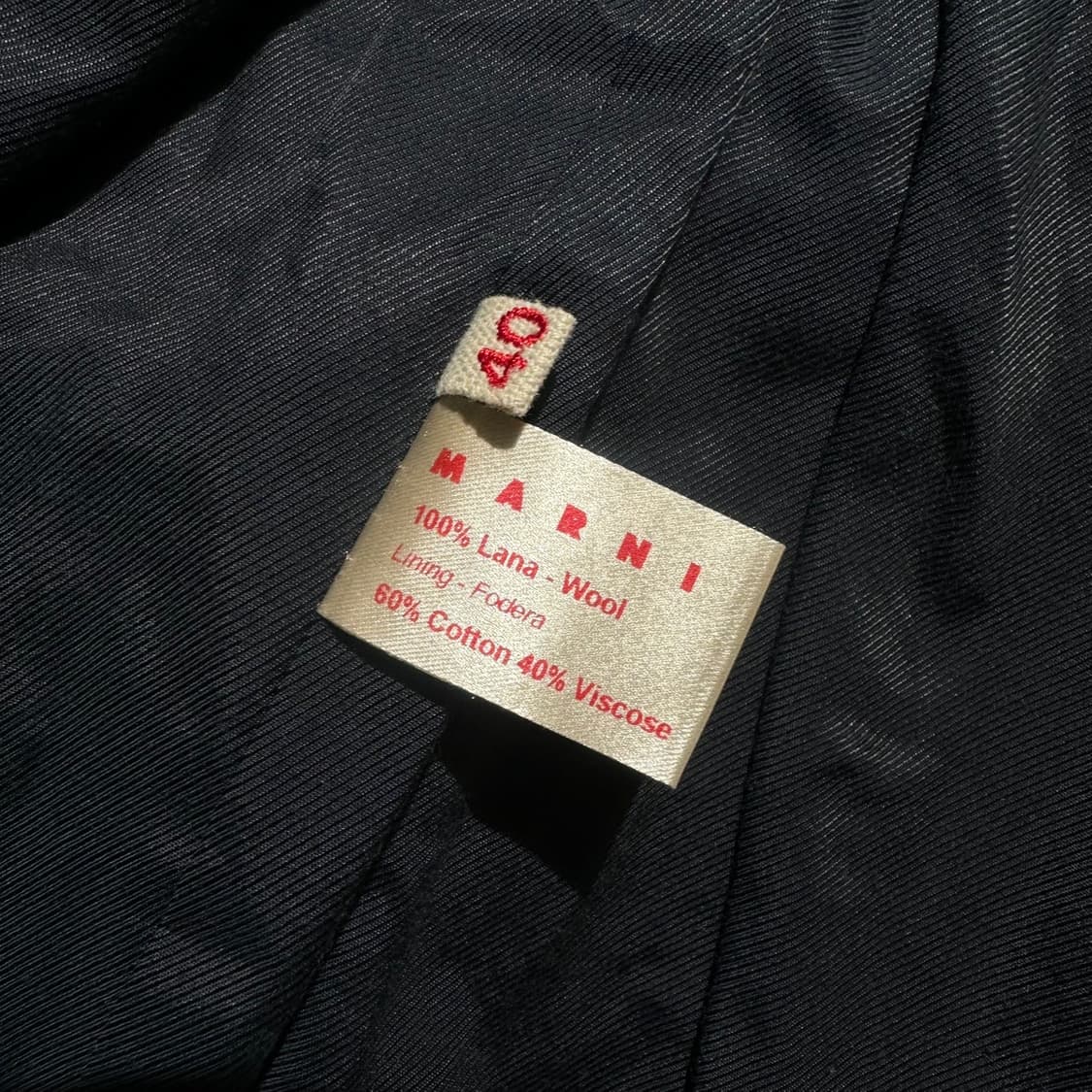마르니 히든버튼 셔링 싱글 코트 상품이미지7