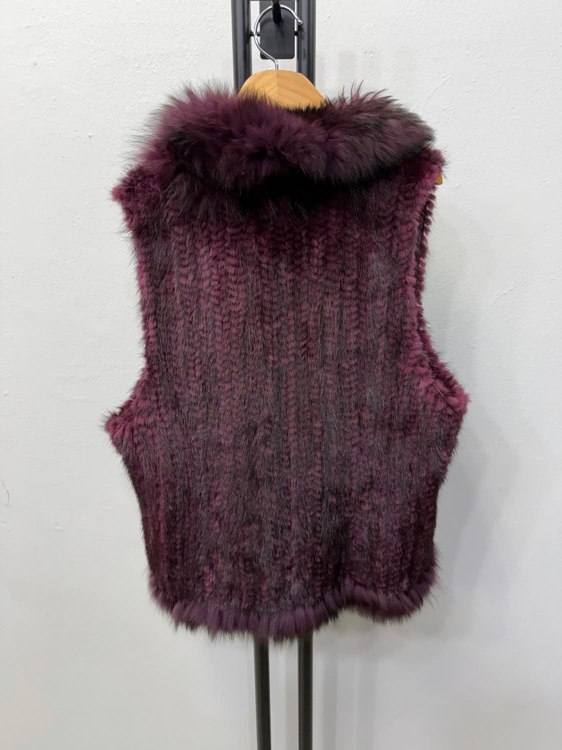 정품) Anivee Collection 밍크 퍼 베스트 L 상품이미지4