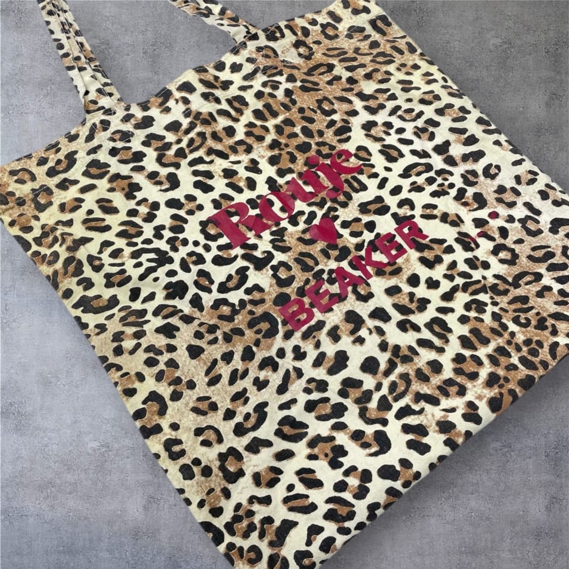 루즈 x 비이커 프린팅 레오파드 에코백 숄더백 상품이미지2