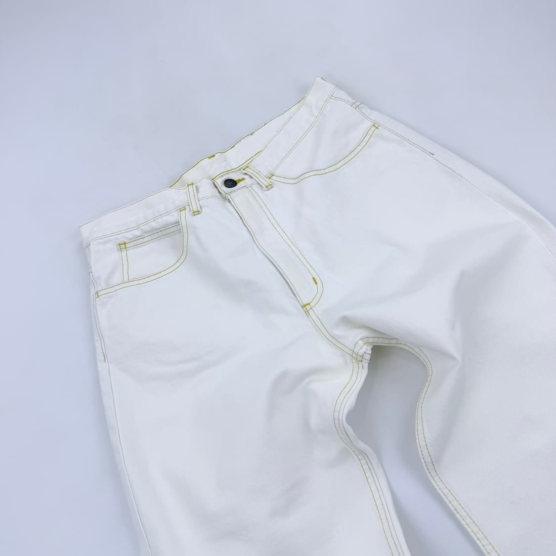 카브엠트 옐로우 스티치포인트 코튼팬츠 상품이미지2