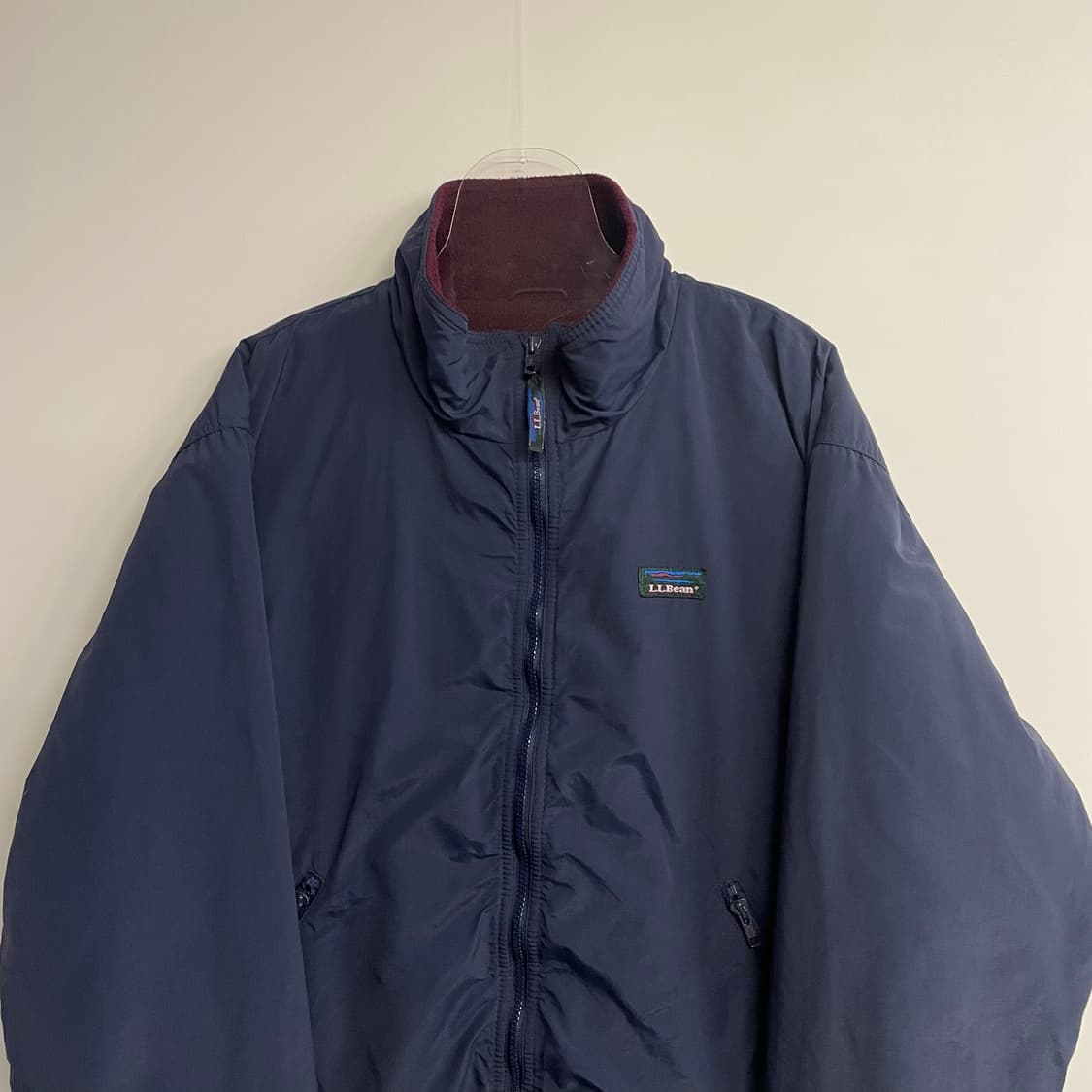 90s 엘엘빈 나일론 웜업 자켓 상품이미지2