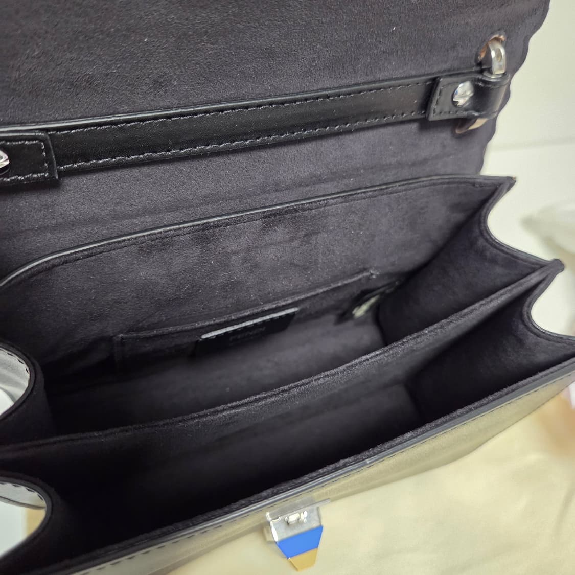 FENDI 펜디 정품 캔아이 멀티에프 은장 체인백 스몰 숄더백 크로스백 상품이미지7