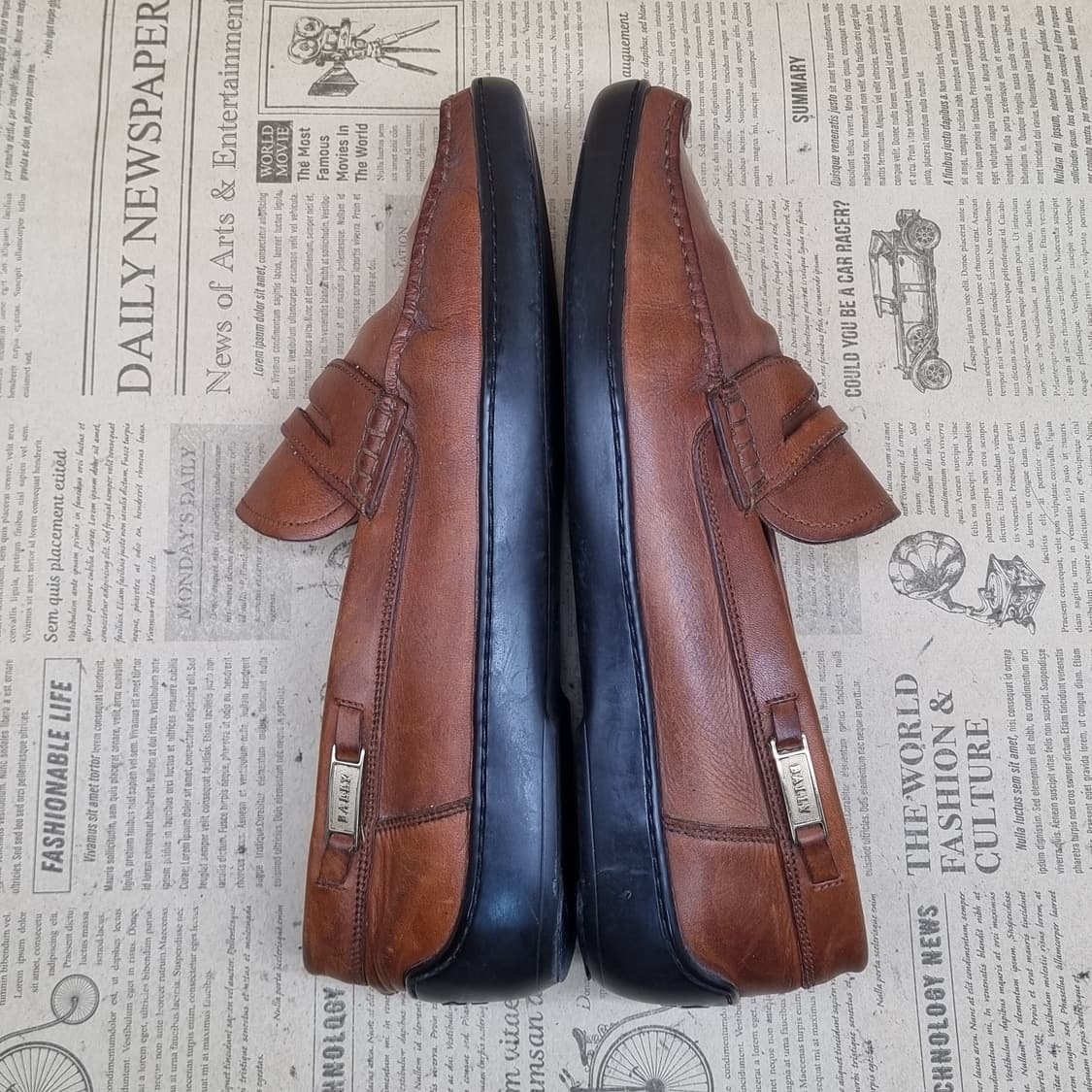 발리 남성가죽로퍼 실사이즈 275 상품이미지5