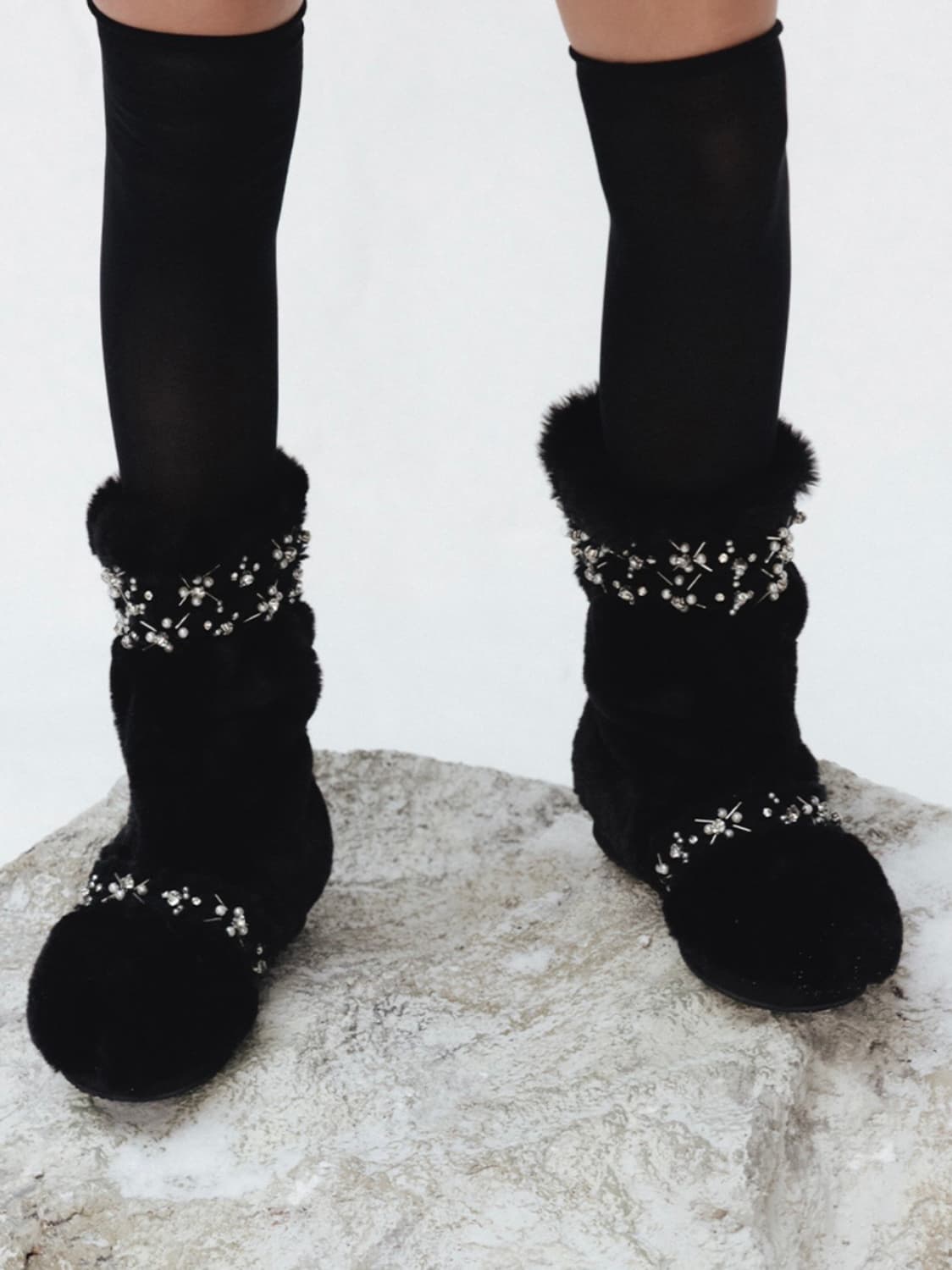 더티스 퍼부츠 MULTI LAVISH FUR BOOTS 240 상품이미지5