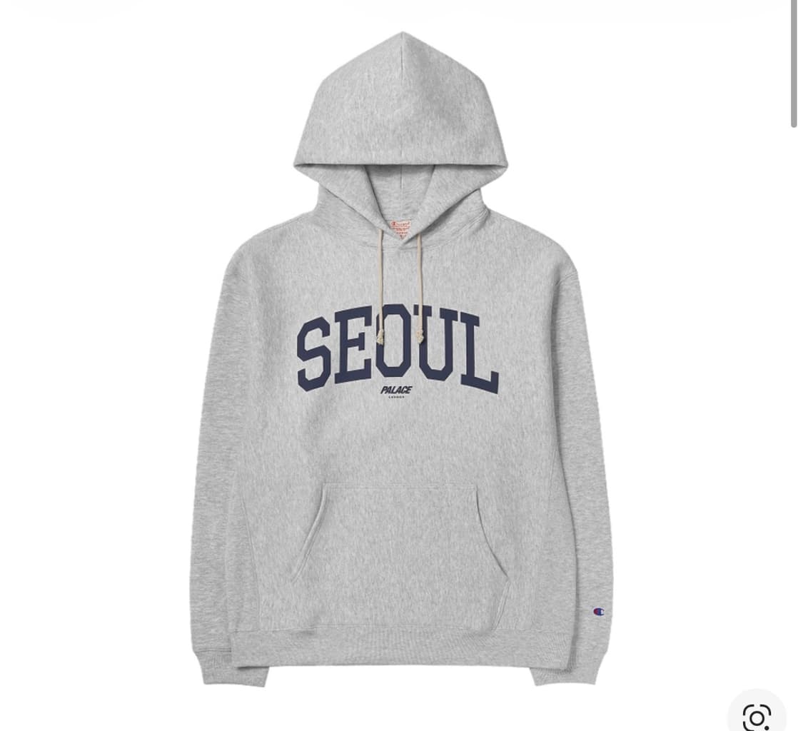 [L] 팔라스 x 챔피온 샵 후드 서울 그레이 말 상품이미지1