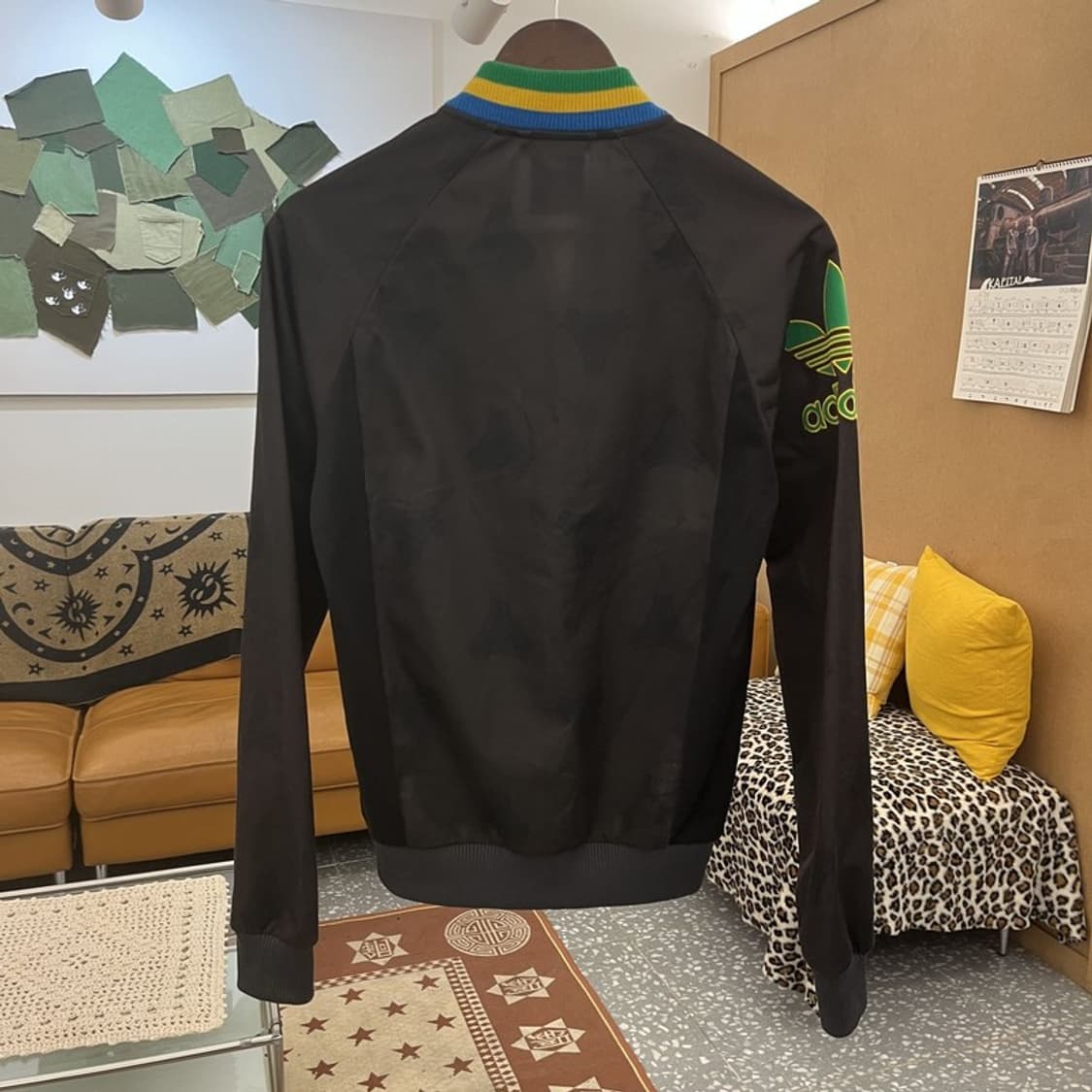 아디다스 올드스쿨 빈티지 브라질 패치 져지 집업 85 C09890 상품이미지4