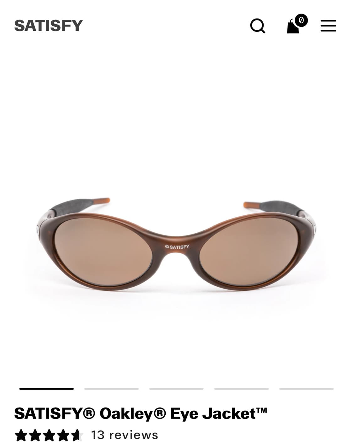 Satisfy Oakley eyejacket dune 거의 새상품 상품이미지1
