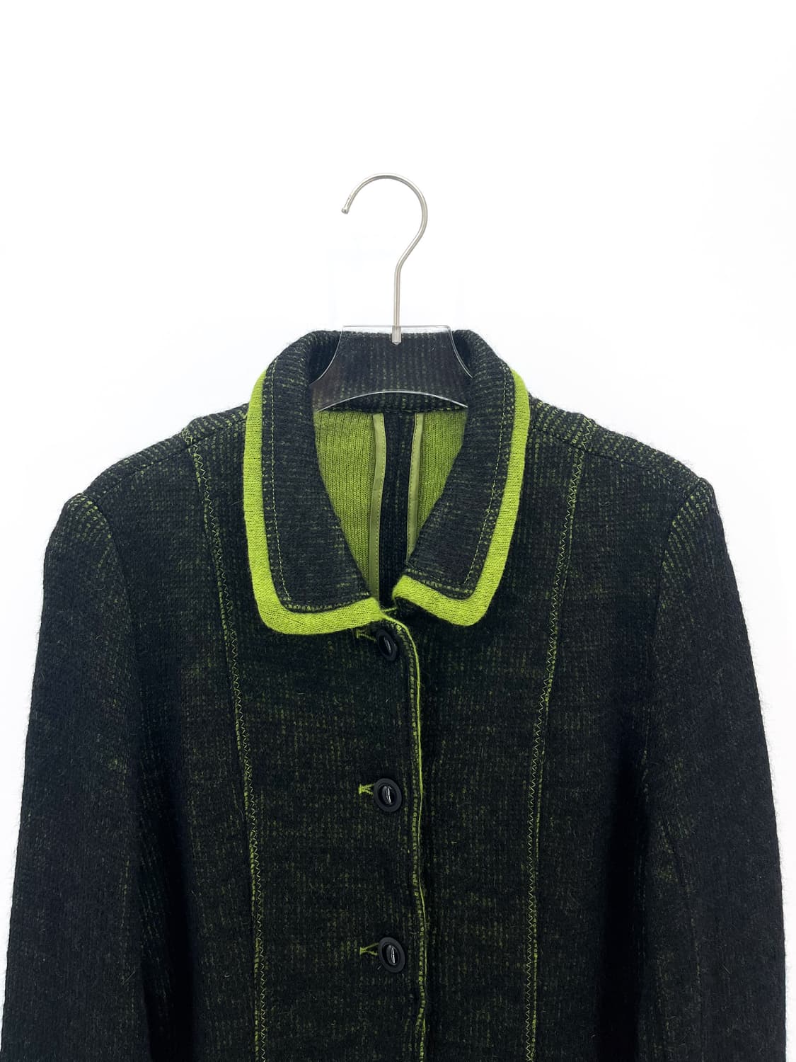 빈티지 울 모헤어 니트 자켓 상품이미지3