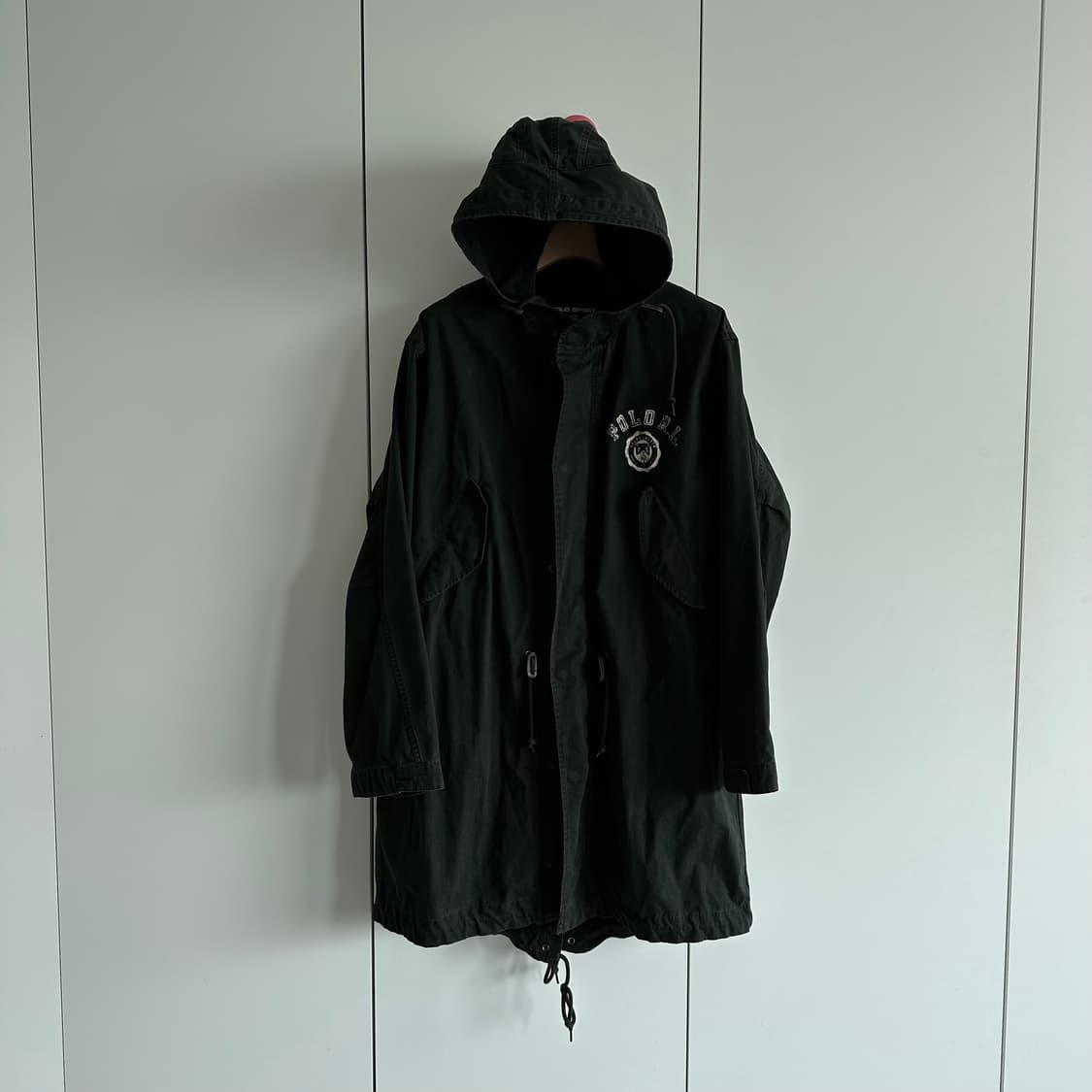 폴로 스포츠 컬리지 로고 피쉬테일 파카 상품이미지2