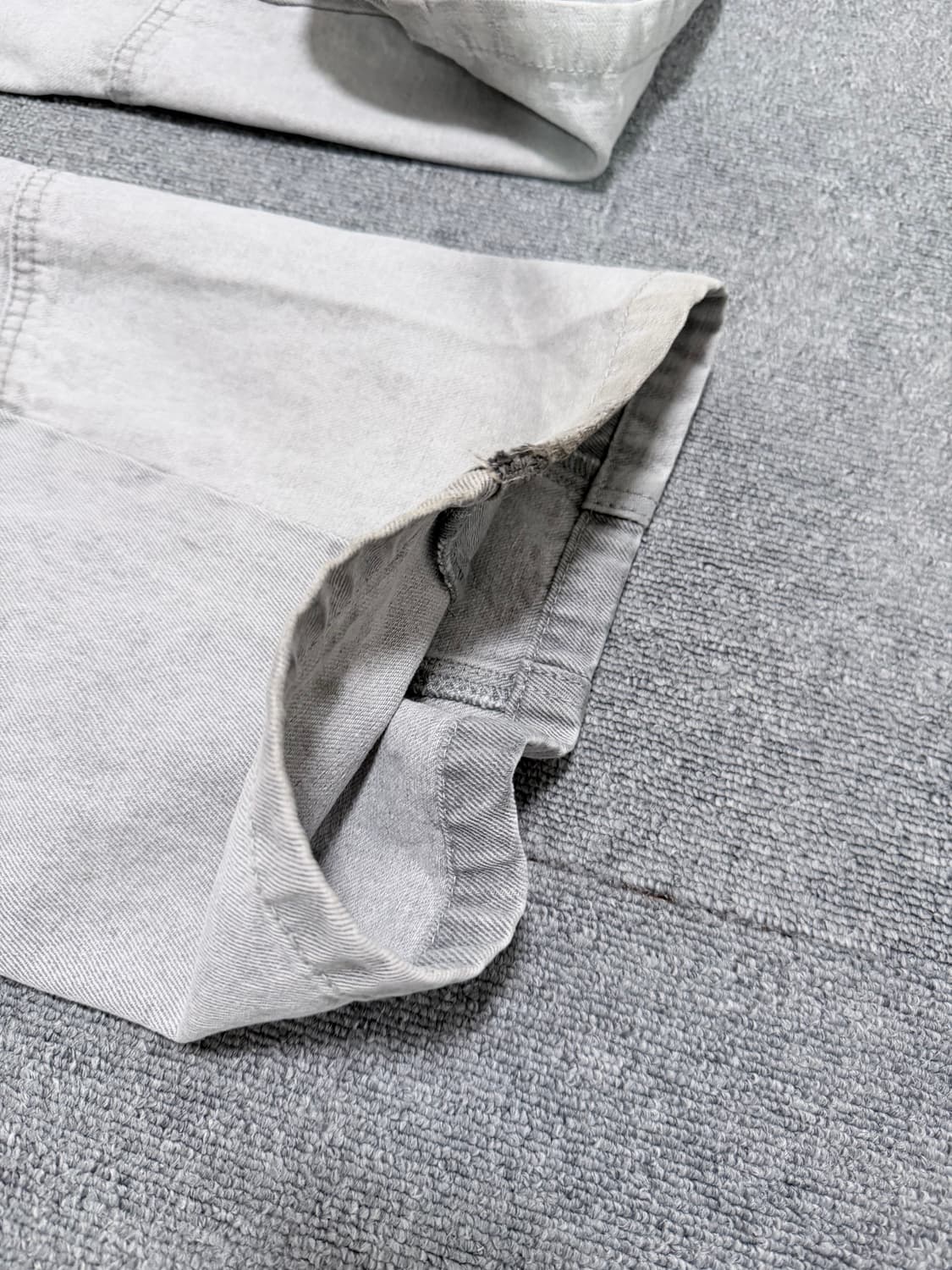 [M] ETCE CURVED PANEL DENIM PANTS 2.0 상품이미지5