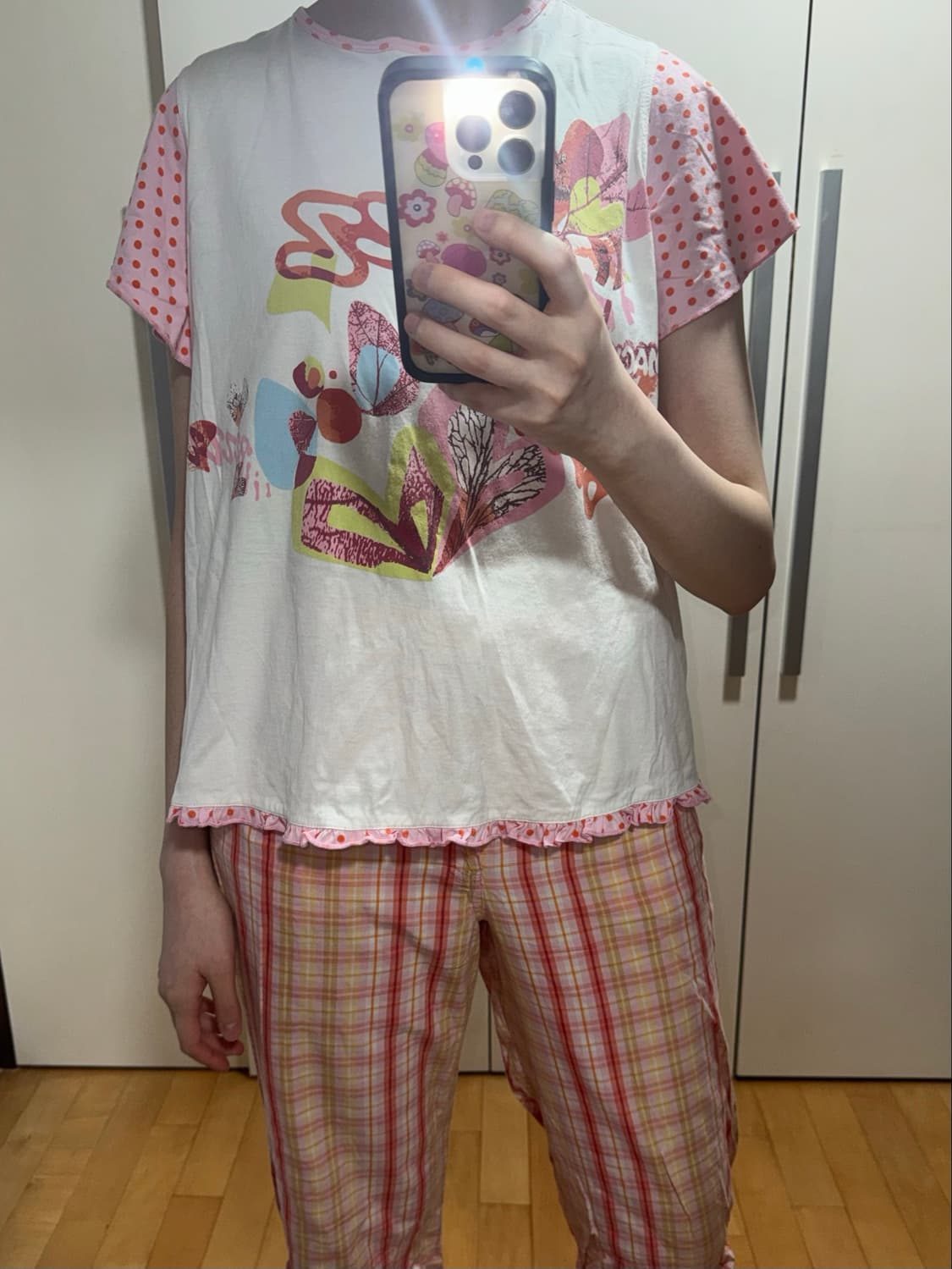 오일릴리 프릴 반팔 티셔츠 상품이미지6