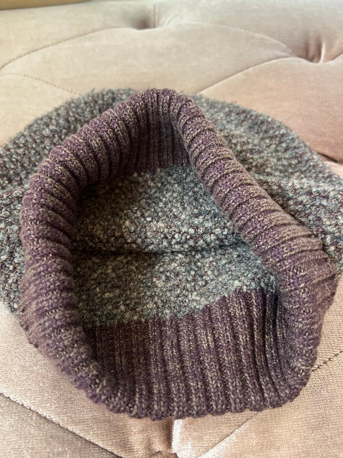 휴리나 FURINA  브라운 울니트모자 니트비니 상품이미지3