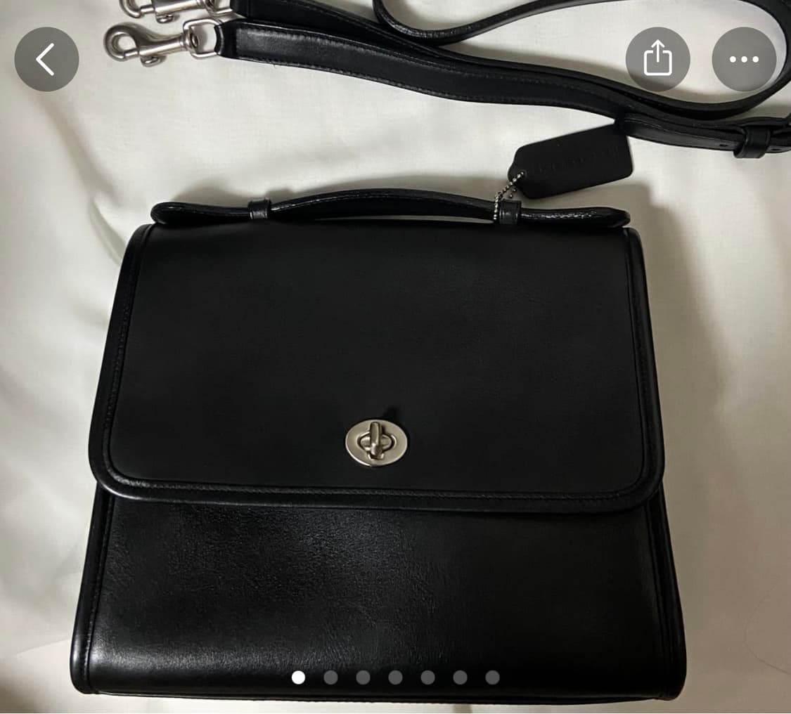 S급) 핀터레스트 코치 크로스백 숄더백 핸드백 블랙 올드코치 상품이미지1