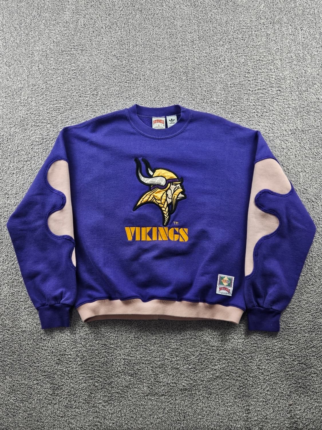 90's USA 넛맥 X 아디다스 커스텀 스웻 맨투맨 (XL)/10994 상품이미지2