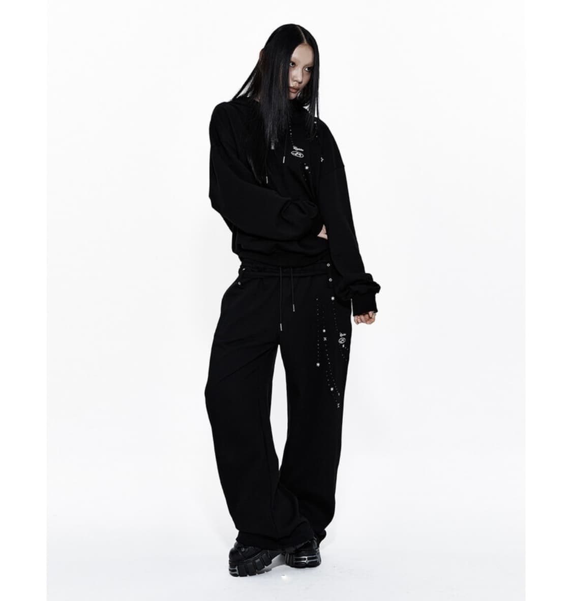 카시코 스웻팬츠 Kashiko Zenu Belt Sweat Pants 상품이미지2