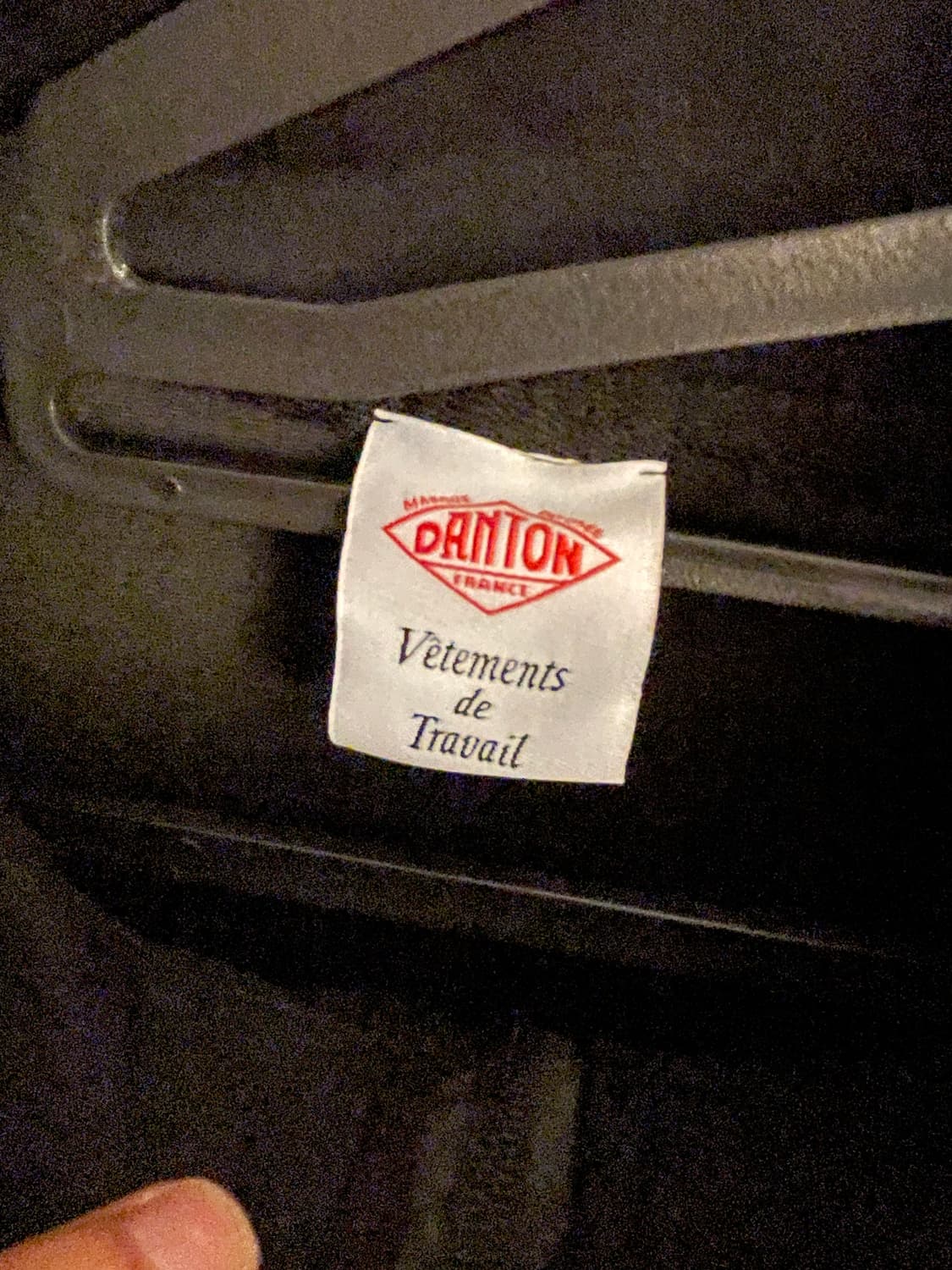 [Danton] 블랙 반집업 맨투맨 상품이미지3