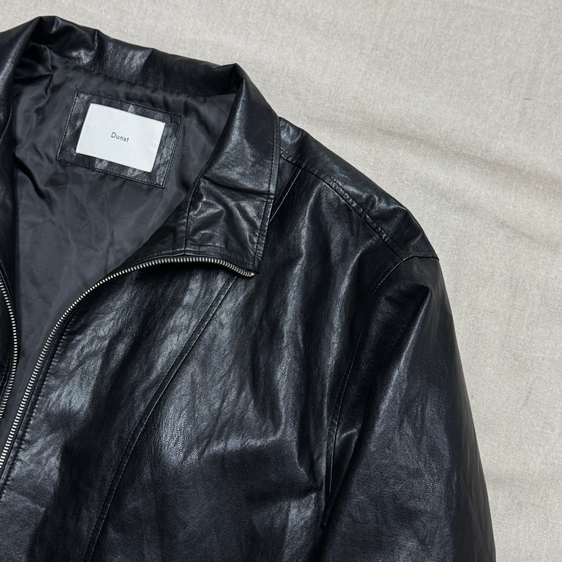 던스트 투웨이 인조가죽 레더자켓 XL 상품이미지2