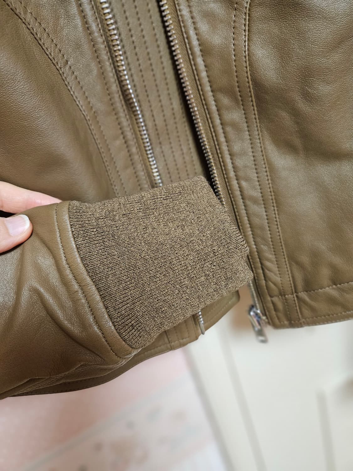 [희귀-명품/새상품] 릭 오웬스 스투지 램스킨 자켓 상품이미지6