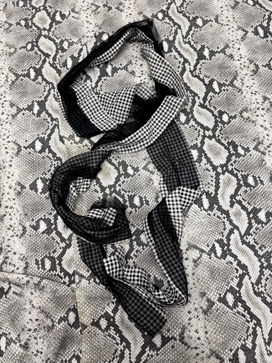 “Vintage” Check Pattern Scarf 인스타릴스참고 상품이미지1