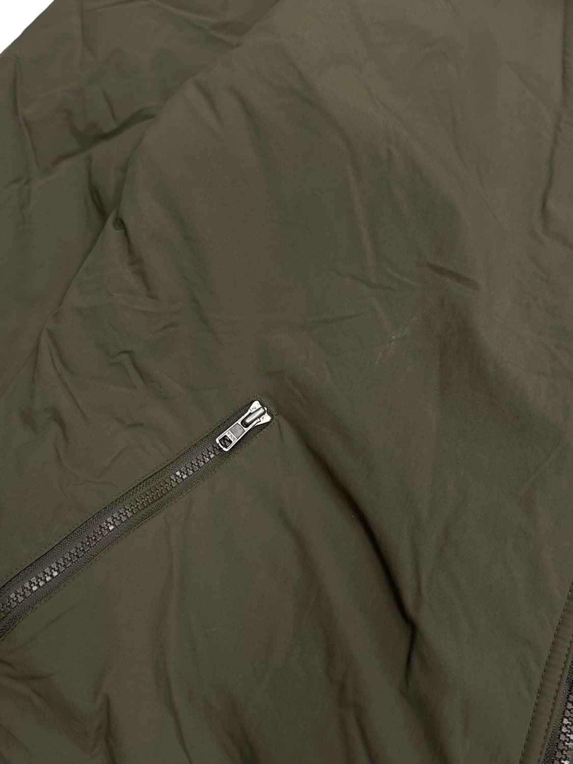 엘엘빈 기모 집업 카키 (L~2XL) 상품이미지7