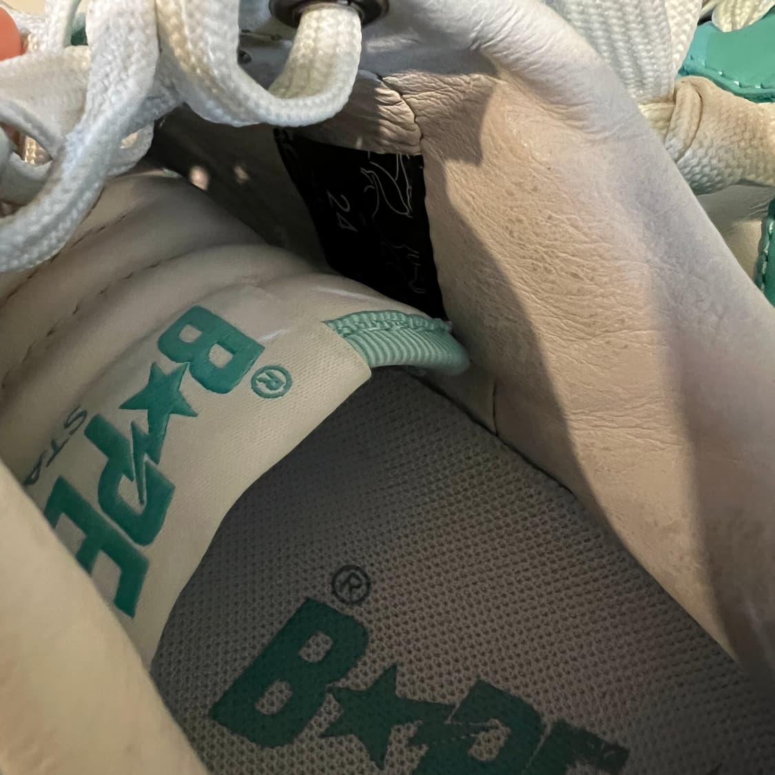 베이프 스타 로우 화이트 그린 상품이미지7