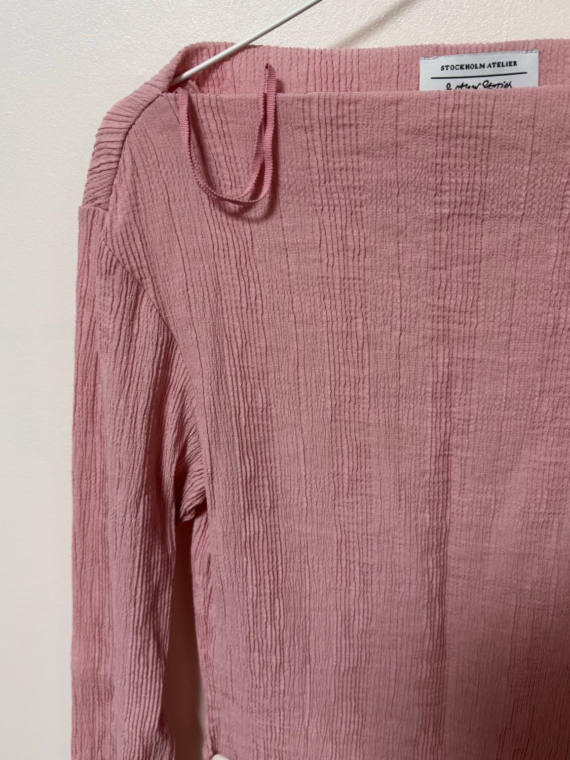 앤아더스토리즈 핑크 플리츠 긴팔 상품이미지3