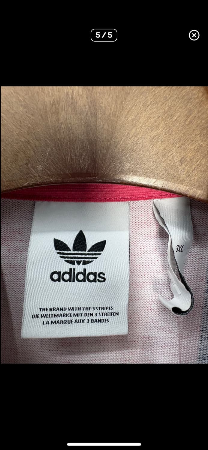 아디다스 잠스탁 럭비 폴로 핑크네이비 카라티 H1061 상품이미지5