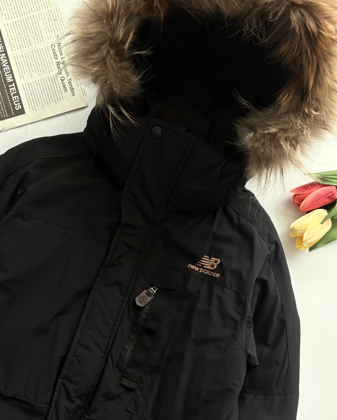 뉴발란스 덕다운 블랙 패딩 점퍼 상품이미지3