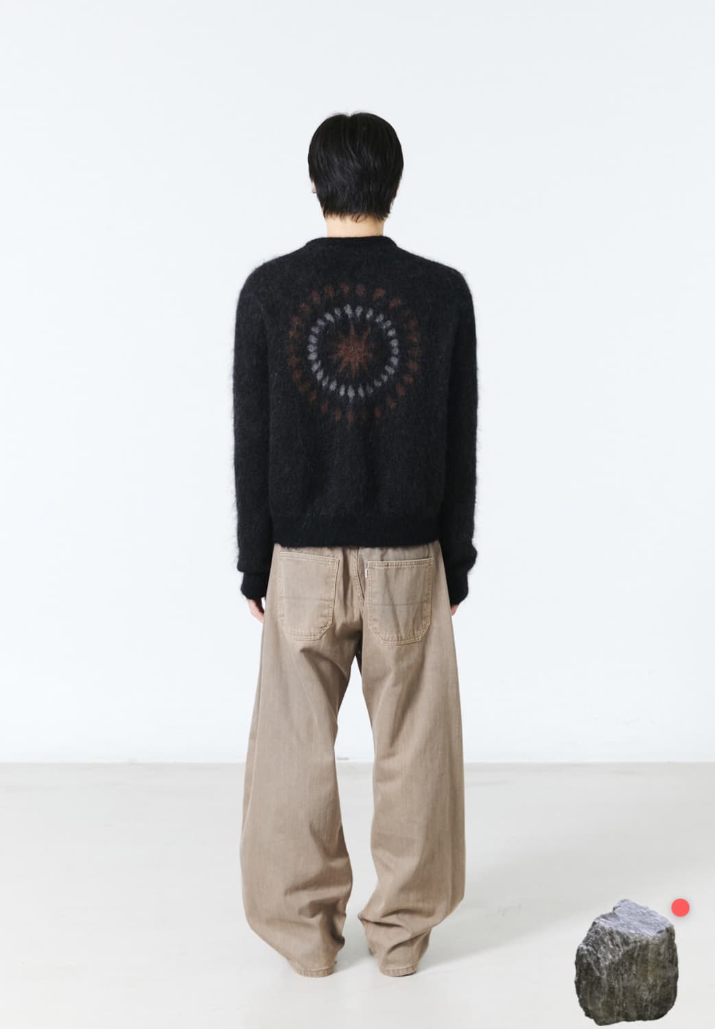 해칭룸 하나비 모헤어 가디건 블랙 S 상품이미지4