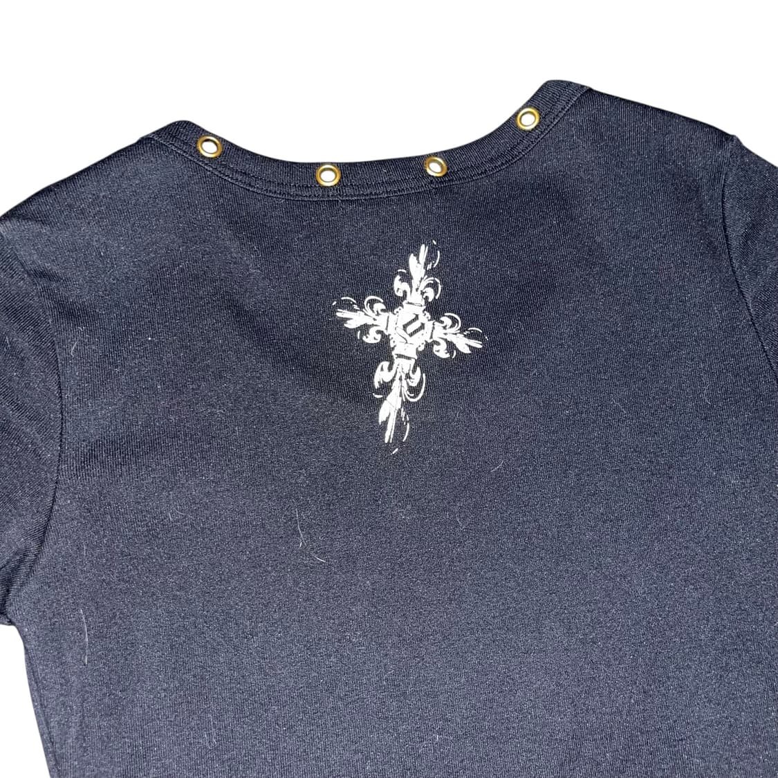 CORNFLAKE 아일렛 프린팅 반팔티 펑크y2k갸루 상품이미지5