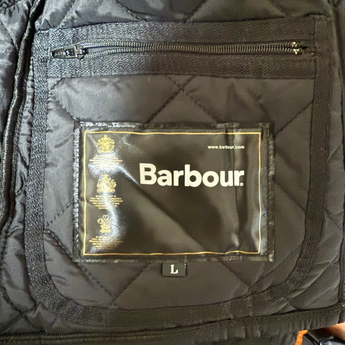 바버 리데스데일 퀼트자켓 L 상품이미지2