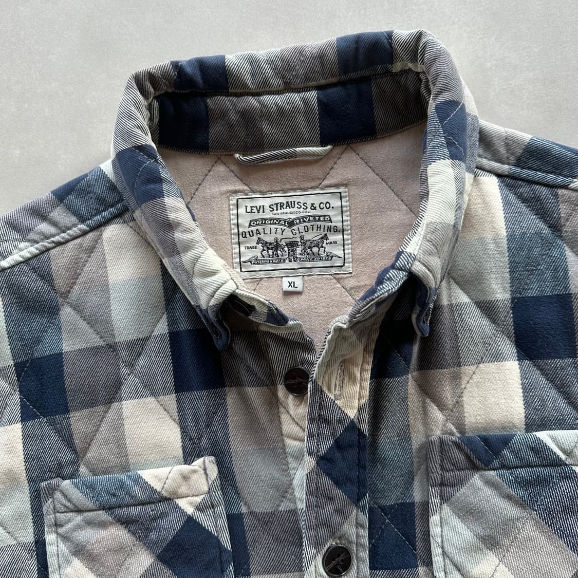 [XL]리바이스 Levi's 플레이드 패디드 셔츠 자켓 상품이미지7