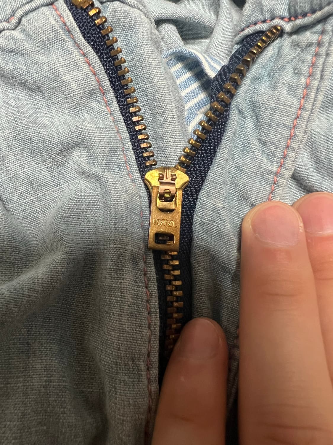 오어슬로우 샴브레이 카펜터 쇼츠 상품이미지4