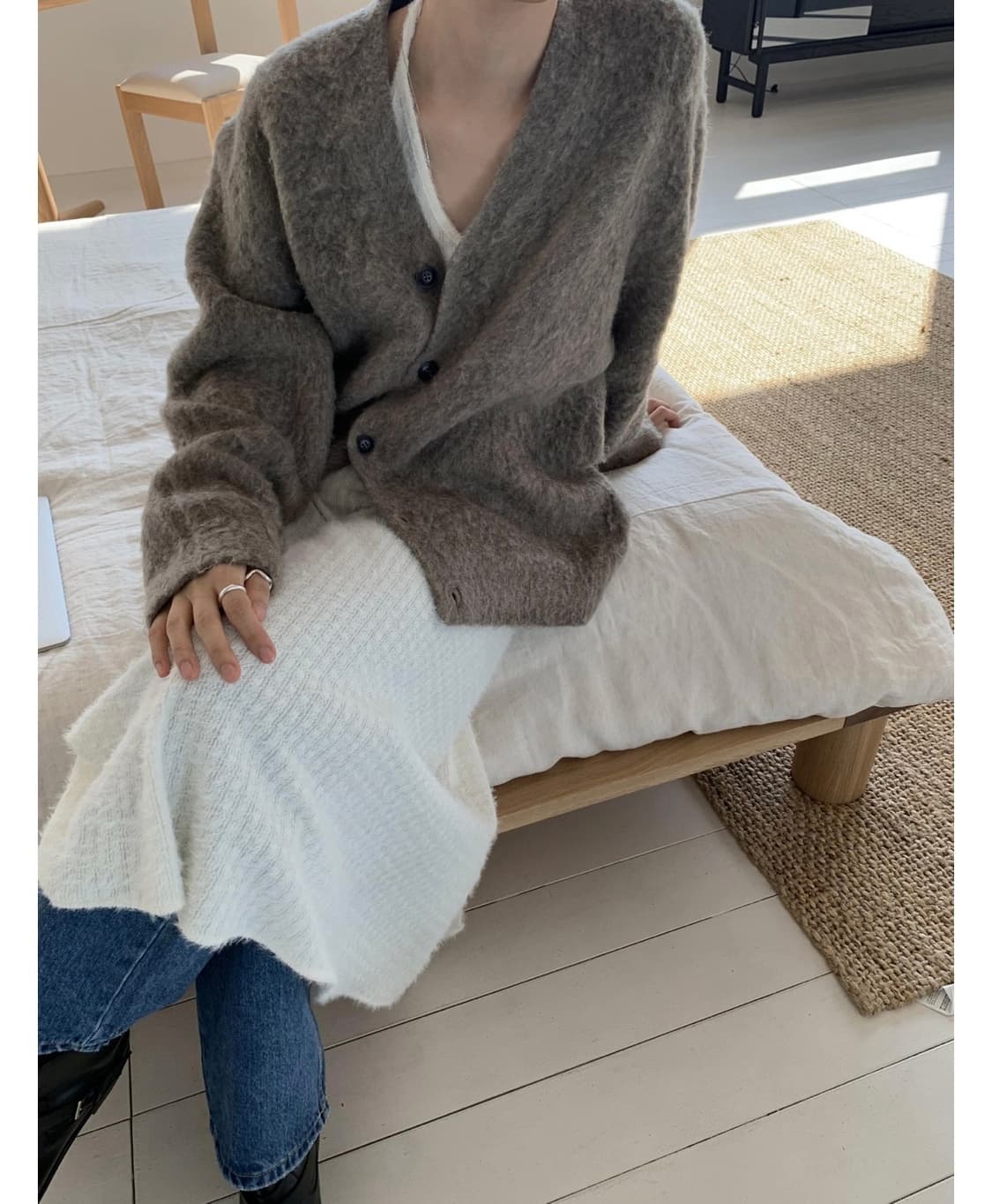 씨유순 Mug brush cardigan 가디건 상품이미지2