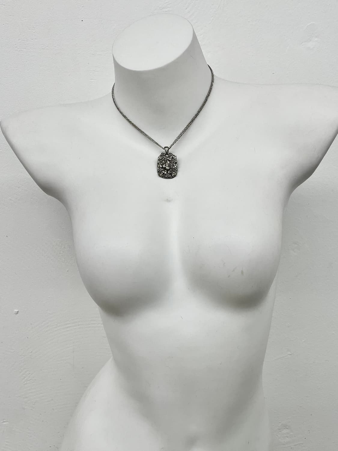 펑크 스컬 큐빅 네크리스 상품이미지4