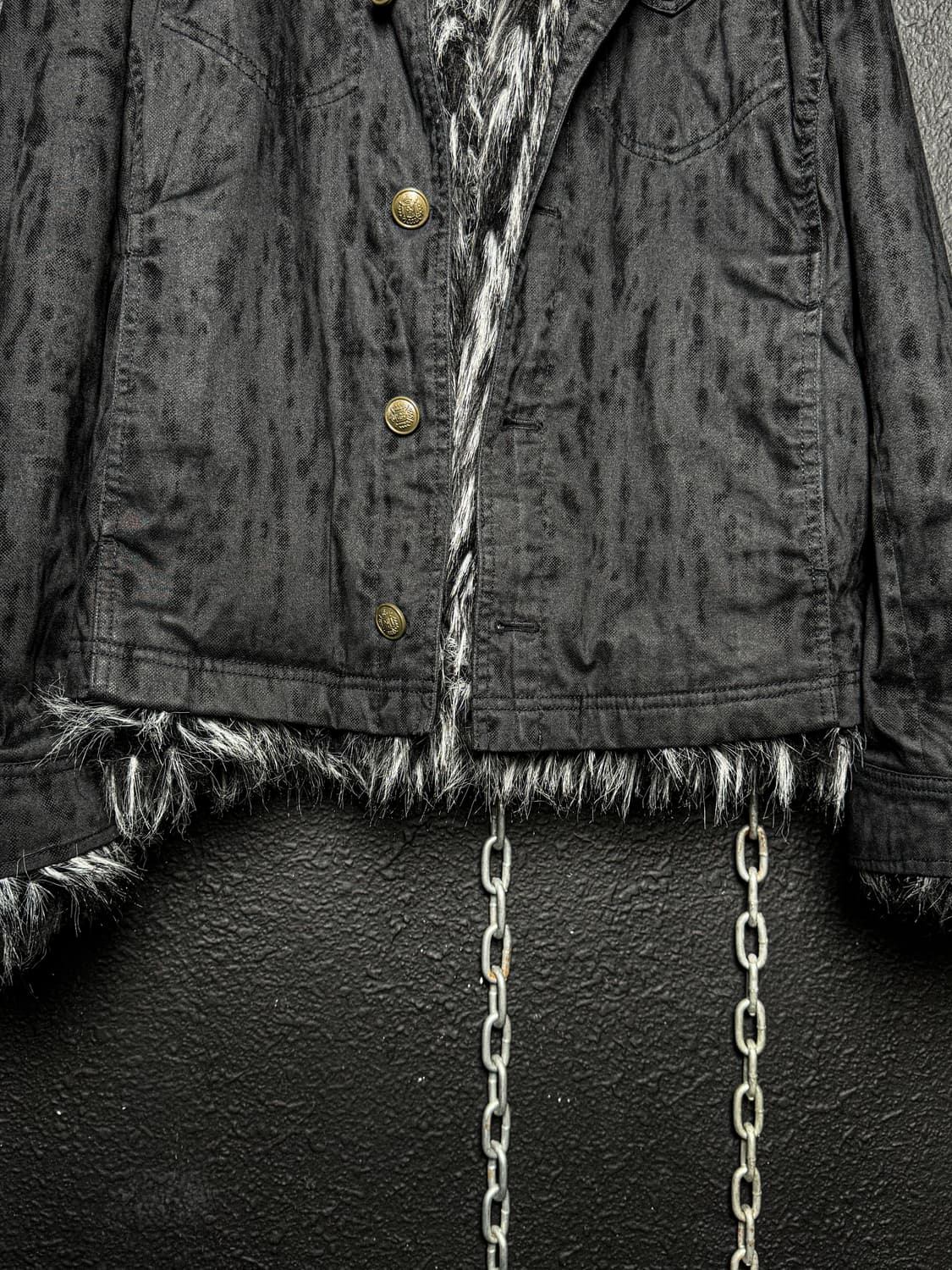 Detachable Fur Trim Jacket 상품이미지8