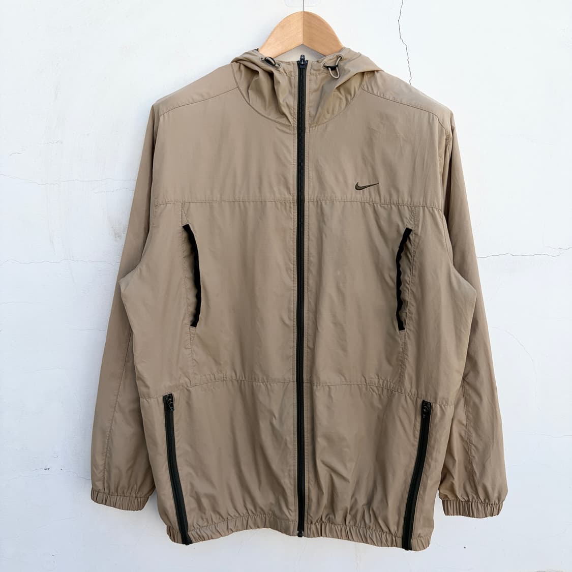 XL)00s 나이키 고프코어 미니 스우시 후드 바람막이 자켓 상품이미지2