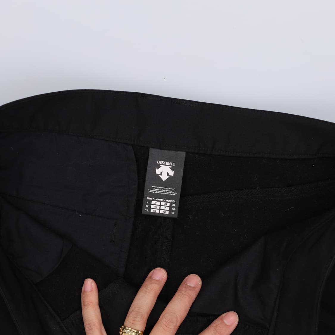 90 데상트 약기모 일자팬츠 0327H1 상품이미지5