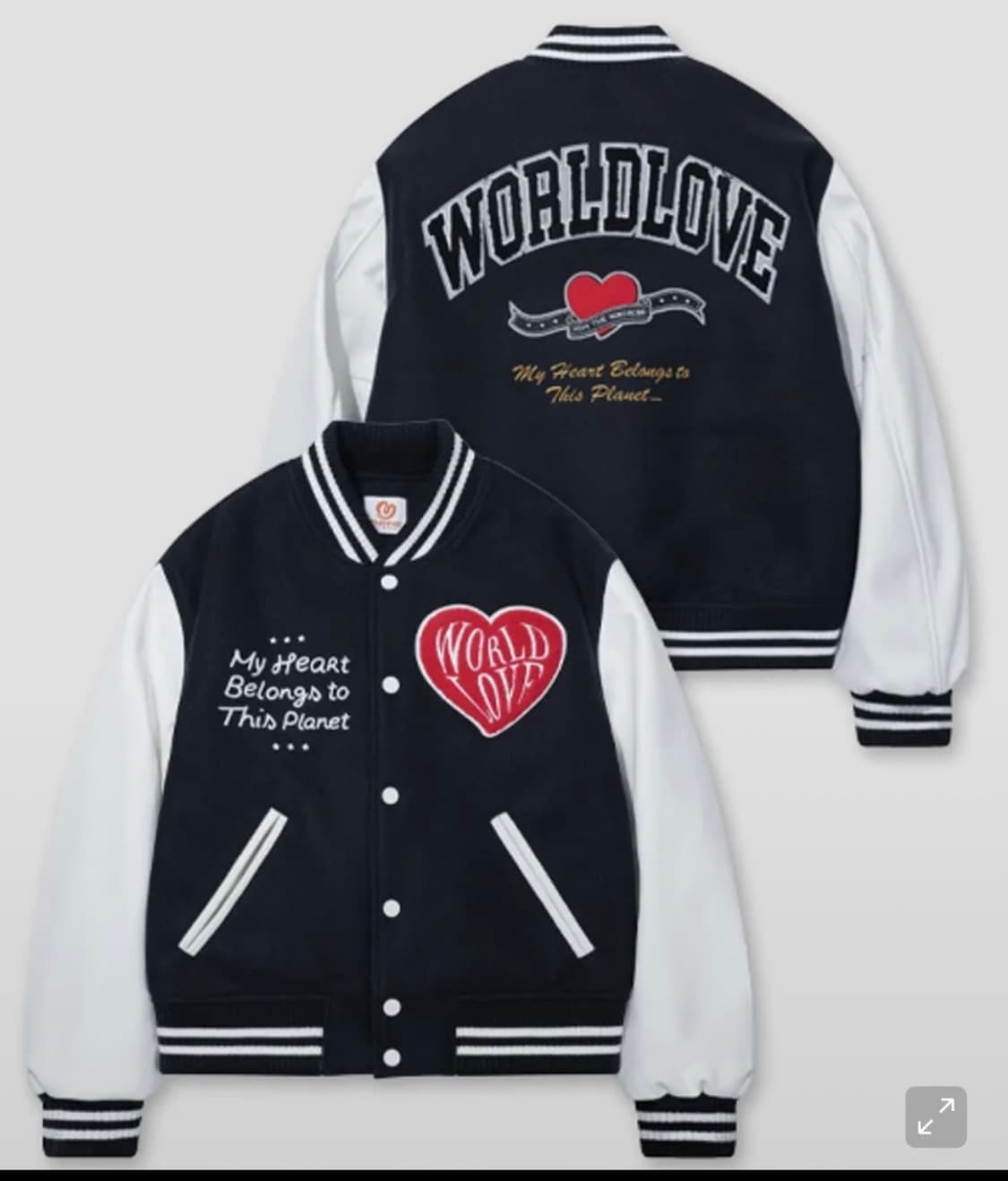 밈더워더로드 바시티 자켓 상품이미지1