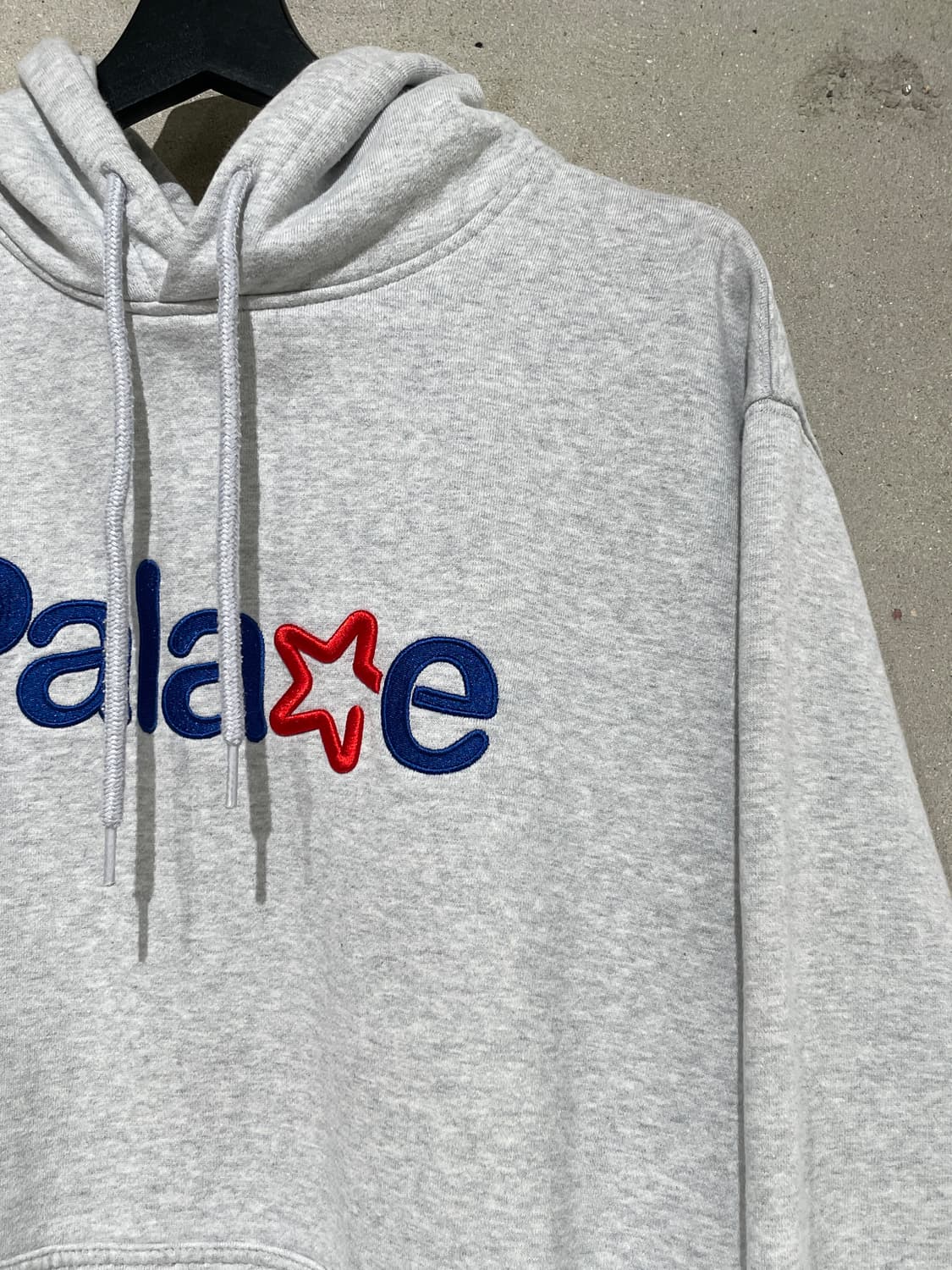 팔라스 멜란지 그레이 시그니처 후디 상품이미지3