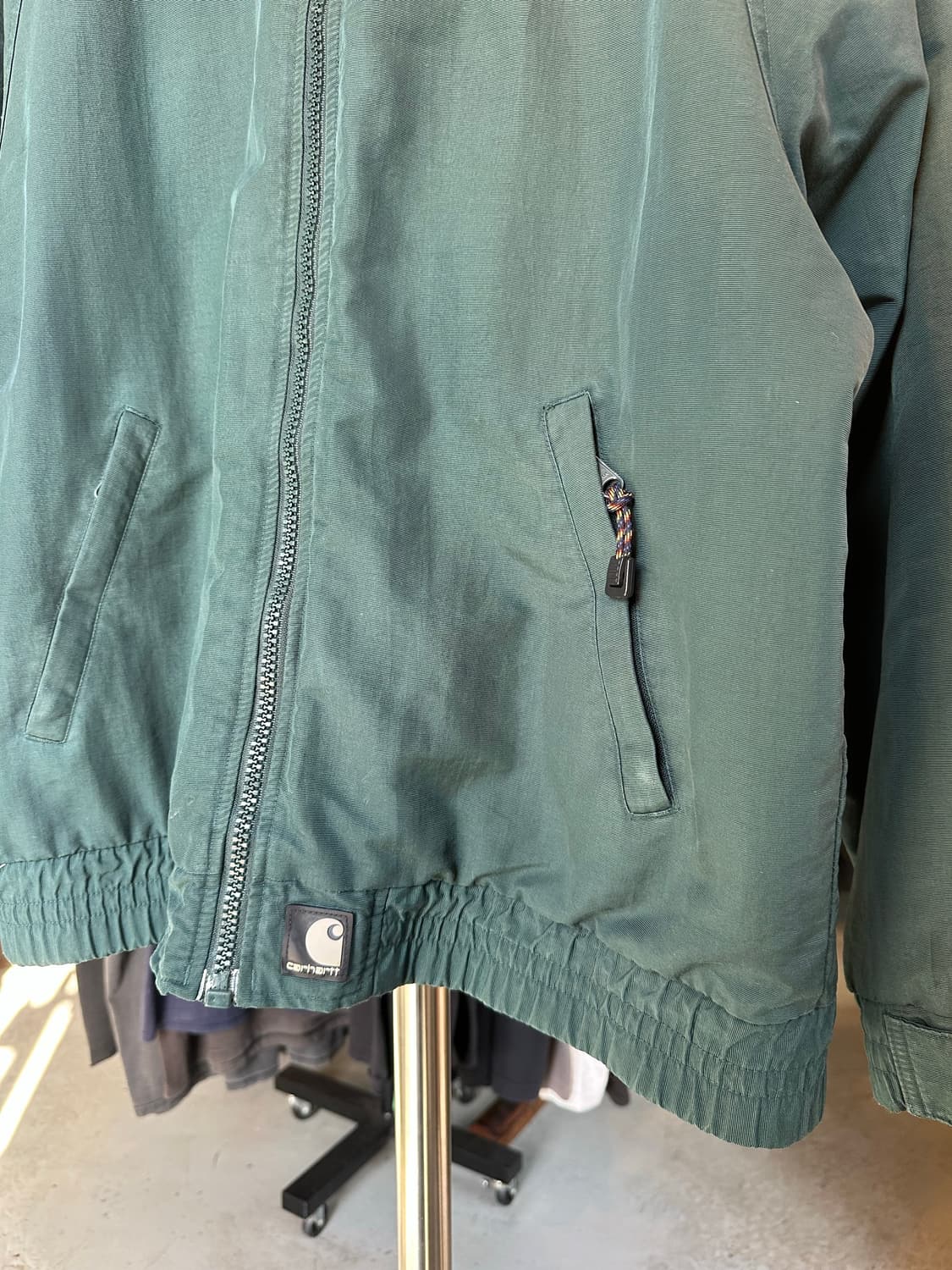 칼하트 후리스 라이닝 윔업 트랙 자켓 상품이미지5