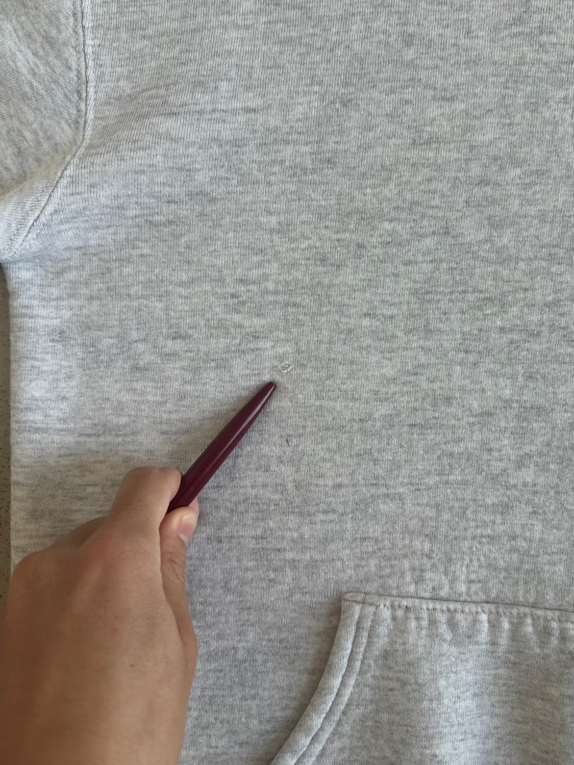 90s 빈티지 러셀 후드 밝은 그레이 XL USA 상품이미지5