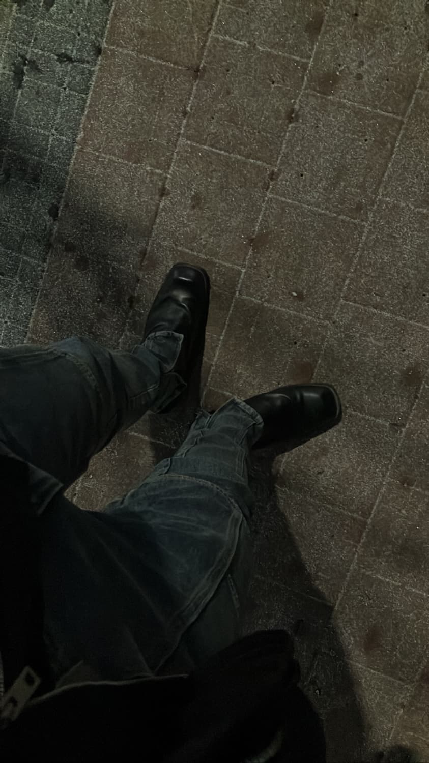 메종미네드 BIKER DENIM TROUSERS BLUE 50사이즈 상품이미지3